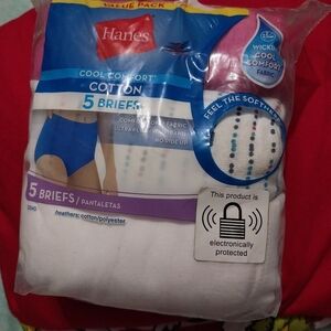 COPY - New Hanes 12/5XL Cotton Wickining Cool Comfort Briefs 5 pack